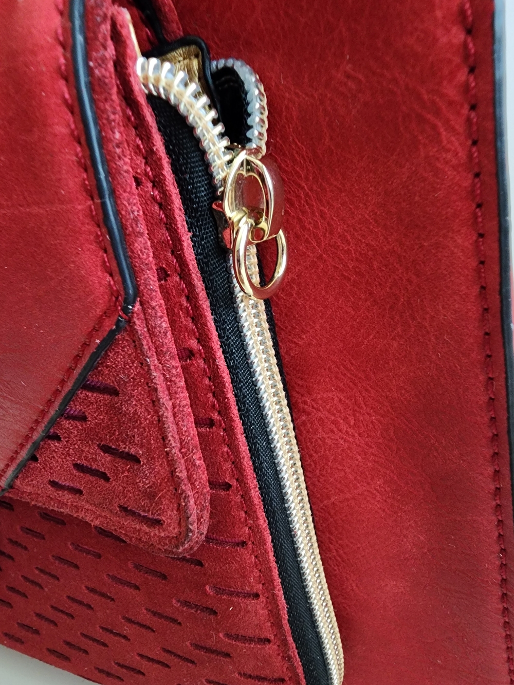 NWOT Sharif Tote Bag Red | Large Tote | Minor Wear - Picture 2 of 15